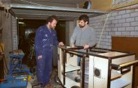 1987 Voorbereiding carnaval - worstmobiel 07 1987 Voorbereiding carnaval - worstmobiel 07